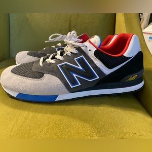 New Balance 574 Black/Grey/Royal